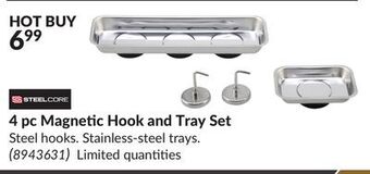 Princess Auto 4 pc magnetic hook and tray set offer