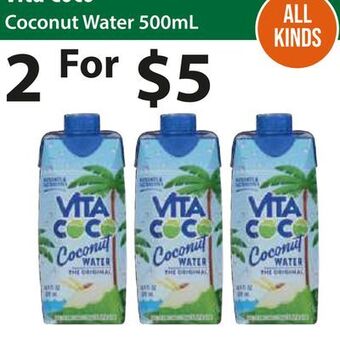 Healthy Planet Vita coco coconut water offer