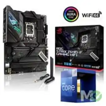 Memory Express Core™ i9-12900k processor bundle w/ asus rog strix z690-f gaming wifi motherboard offer
