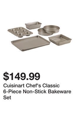TSC Stores Cuisinart chef's classic 6-piece non-stick bakeware set offer