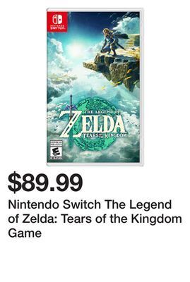 TSC Stores Nintendo switch the legend of zelda: tears of the kingdom game offer
