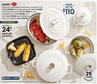 Stokes Aspen cast iron enamelled cookware offer