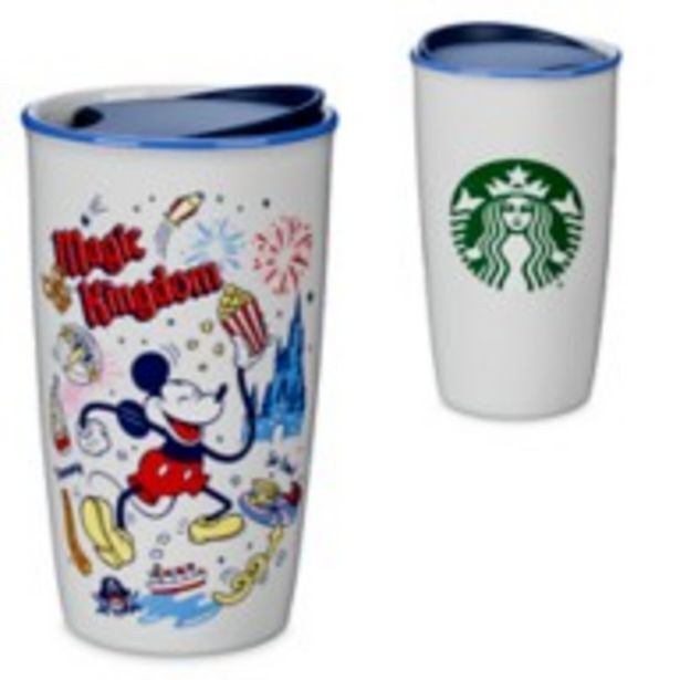 Disney Store Magic kingdom porcelain starbucks® tumbler offer