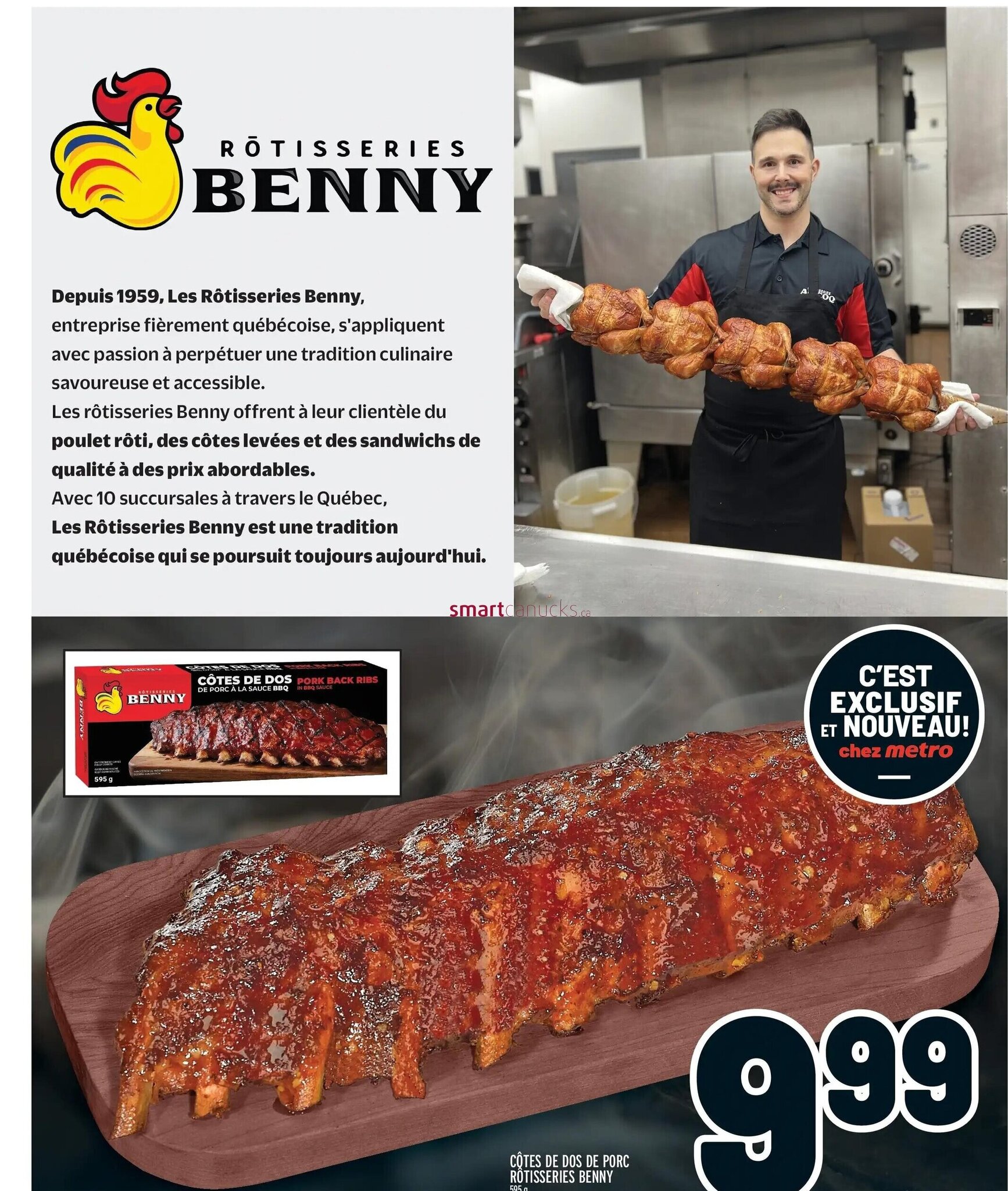Metro CÔTES DE DOS PORK BACK RIBS offer
