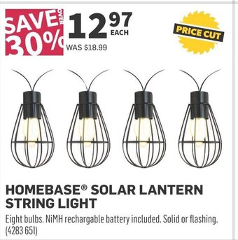Co-op HOMEBASE® SOLAR LANTERN STRING LIGHT offer
