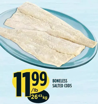 Marché Adonis Boneless salted cods offer