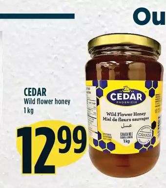 Marché Adonis Cedar wild flower honey offer