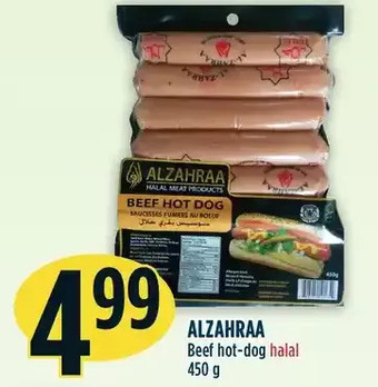 Marché Adonis Alzahraa beef hot-dog offer