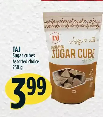 Marché Adonis Taj sugar cubes offer