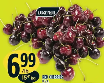 Marché Adonis Red cherries offer