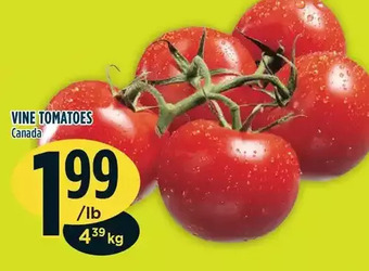 Marché Adonis Vine tomatoes offer