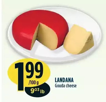 Marché Adonis Landana gouda cheese offer