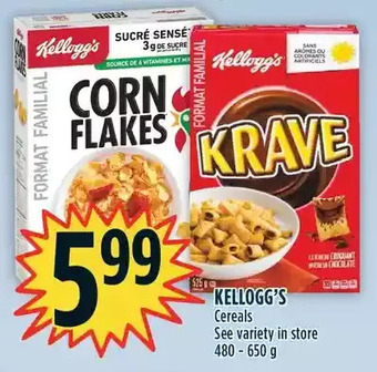 Marché Adonis Kellogg's cereals offer