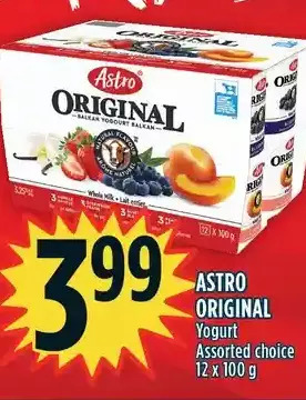 Marché Adonis Astro original yogurt offer