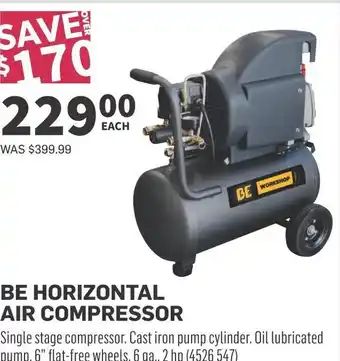 Co-op BE HORIZONTAL AIR COMPRESSOR offer