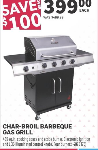 Co-op CHAR-BROIL BARBEQUE GAS GRILL offer