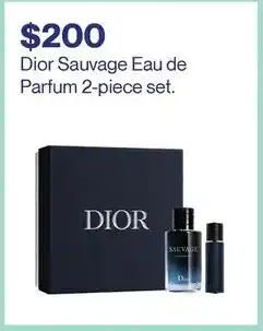 Hudson's Bay Dior Sauvage Eau de Parfum 2-piece set. offer