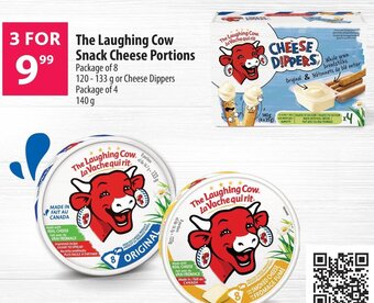 Co-op The Laughing Cow Snack Cheese Portions Package of 8 120-133 g or Cheese Dippers Package of 4 140 g offer