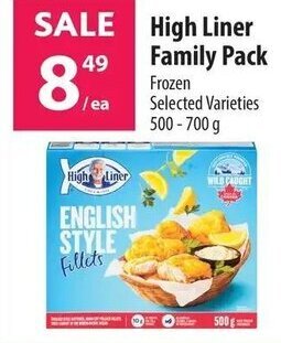 Co-op High Liner Family Pack offer