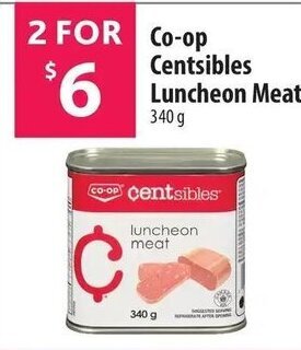 Co-op CO-OP centsibles luncheon meat 340g offer