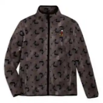 Disney Store Mickey mouse zip fleece jacket with allover print for adults offer