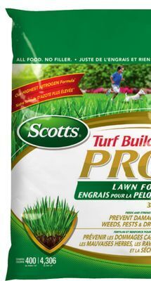 Canadian Tire Scotts turf builder pro lawn food offer