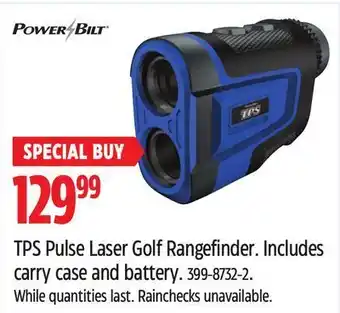 Canadian Tire Powerbilt tps pulse laser golf rangefinder offer