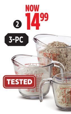Canadian Tire Anchor hocking value pack measuring cup set offer