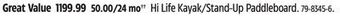 Canadian Tire Pelican hi life kayak/stand-up paddleboard offer