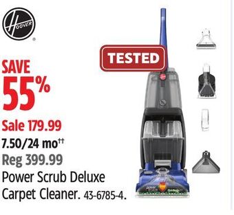 Canadian Tire Hoover power scrub deluxe carpet cleaner offer