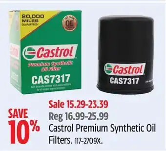 Canadian Tire Castrol castrol premium synthetic oil offer