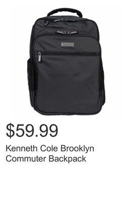 Costco Kenneth cole brooklyn commuter backpack offer