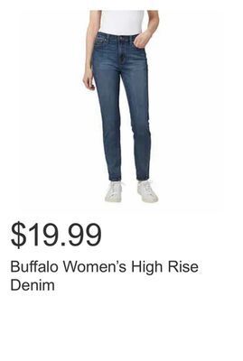Costco Buffalo women's high rise denim offer
