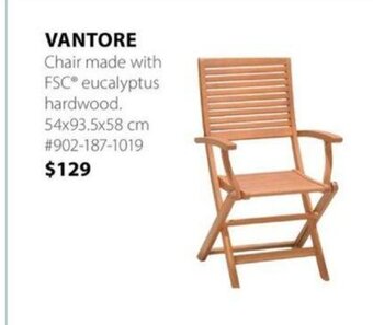 JYSK VANTORE Chair offer