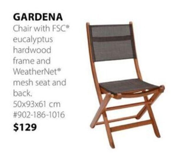 JYSK GARDENA Chair offer