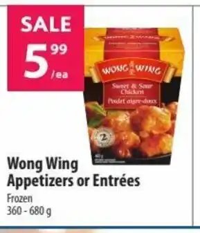 Co-Op Food Wong Wing Appetizers or Entrées offer
