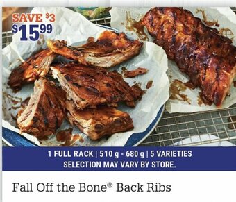 M & M Food Market Fall Off the Bone Back Ribs offer