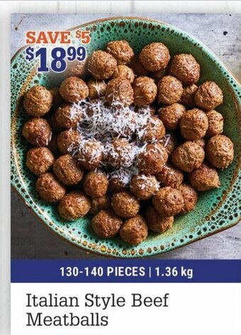 M & M Food Market Italian Style Beef Meatballs offer