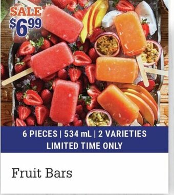 M & M Food Market Fruit Bars offer