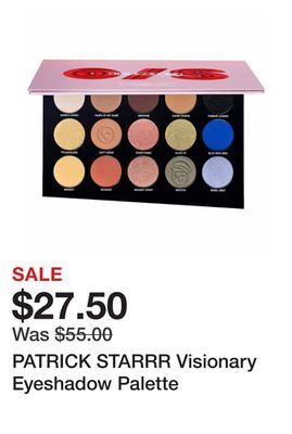 Sephora Patrick starrr visionary eyeshadow palette offer