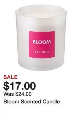 Sephora Bloom scented candle offer