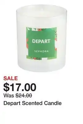 Sephora Depart scented candle offer