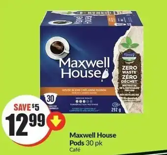 FreshCo Maxwell House Pods 30 pk Café offer