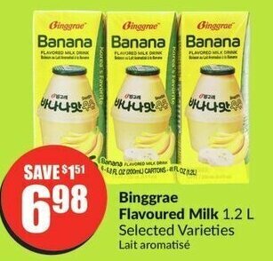 FreshCo Binggrae Flavoured Milk 1.2 L offer
