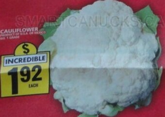 Food Basics CAULIFLOWER offer