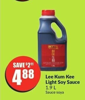 FreshCo Lee Kum Kee Light Soy Sauce 1,9 L offer