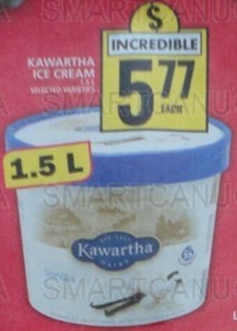 Food Basics KAWARTHA ICE CREAM offer
