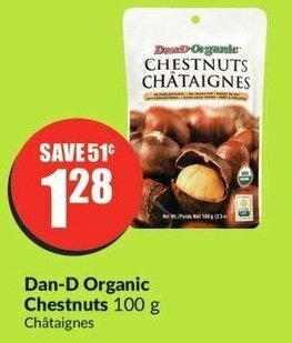 FreshCo Dan-D Organic Chestnuts 100 g offer