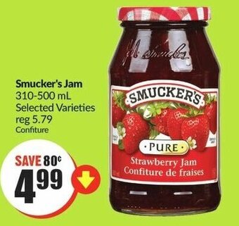 FreshCo Smucker's Jam 310-500 mL offer
