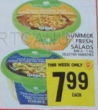 Food Basics SUMMER FRESH SALADS offer